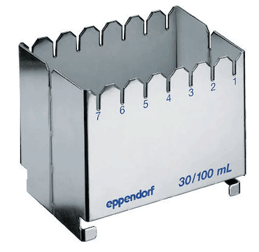 德國(guó)艾本德（Eppendorf）ReservoirRack,用于存放10mL、30mL和100mL試劑槽。最多可以放置7個(gè)試劑槽模塊或試劑槽